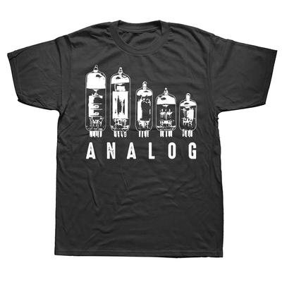 Neuheit Coole Analoge Vakuumröhren Lustige Elektronenröhre Liebhaber T-Shirts Streetwear Kurzarm Geburtstagsgeschenke Sommer Style T-Shirt