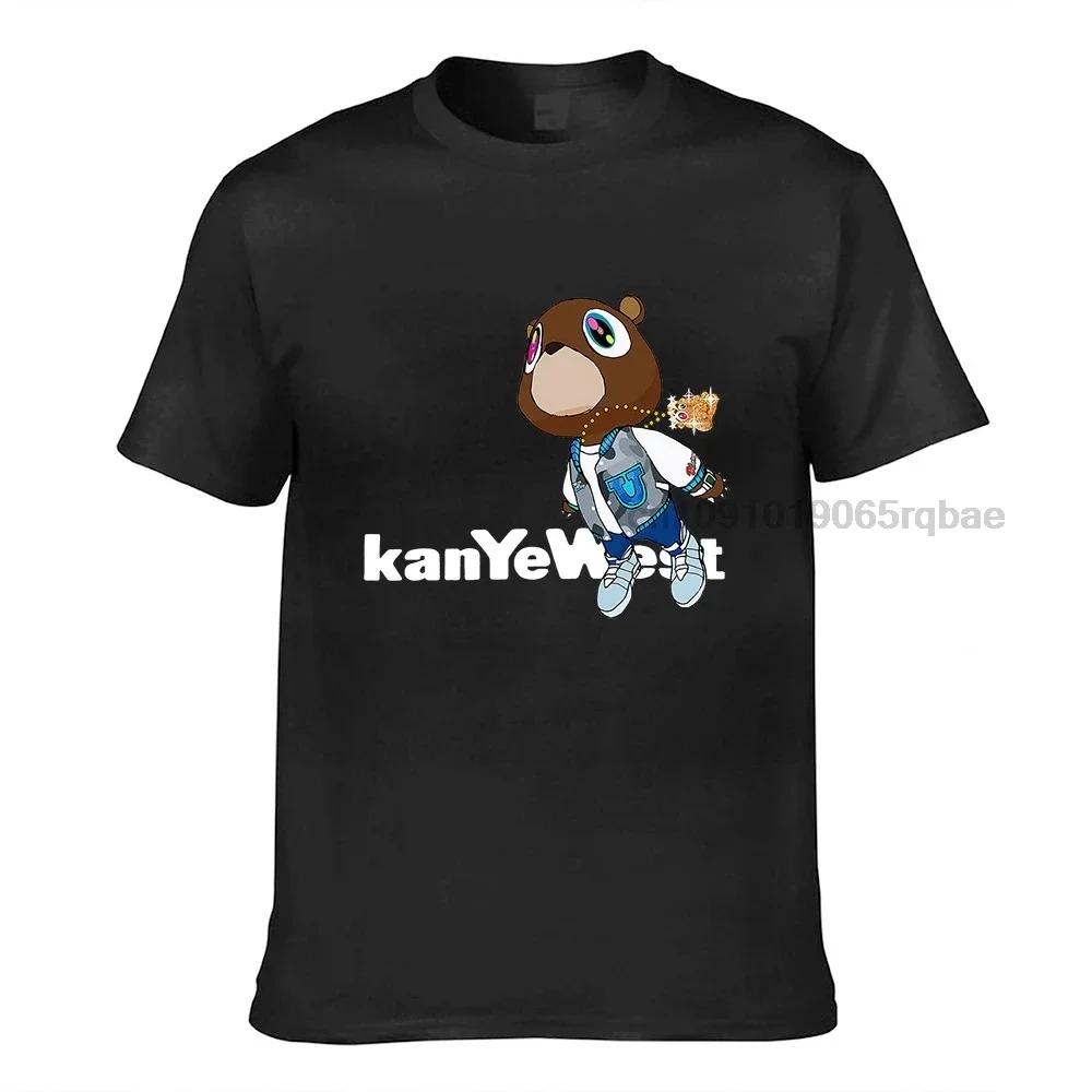 Kanye West Graduation Bear Short Sleeve T Shirt Reprint Digital S5xl H9157 100 Cotton Unisex T Shirt Unisexs Tee