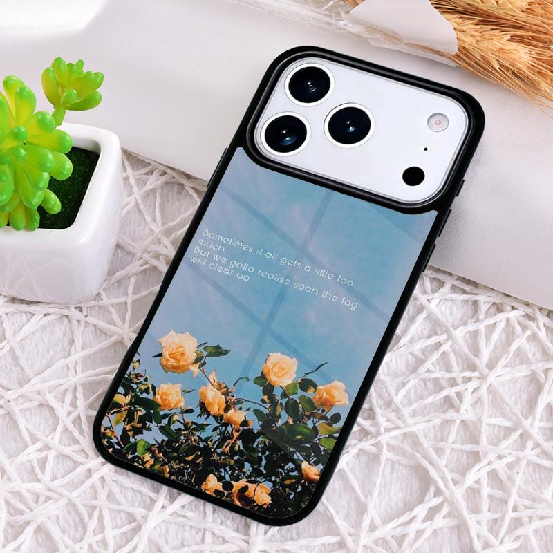 Aesthetics Songs Lyrics Aesthetic Phone Case for iPhone 17 Air 16 15 11 12 14 13 Pro Max Shockproof Cover