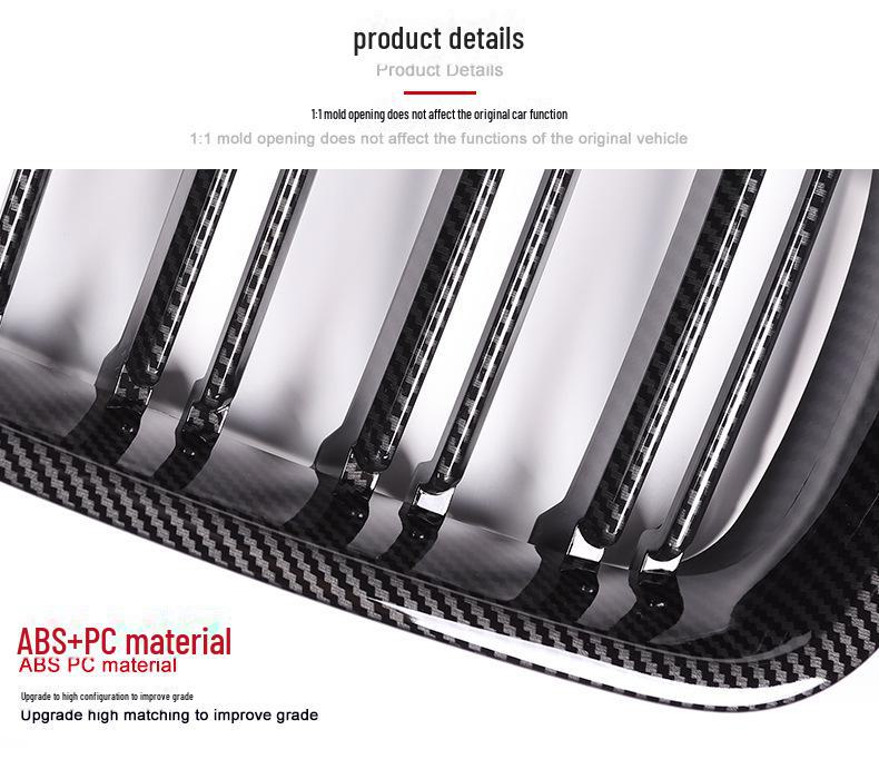 BMW 5 Series Bright Black Grille: Modified F10, F11 Double Line, F18 Double Bar