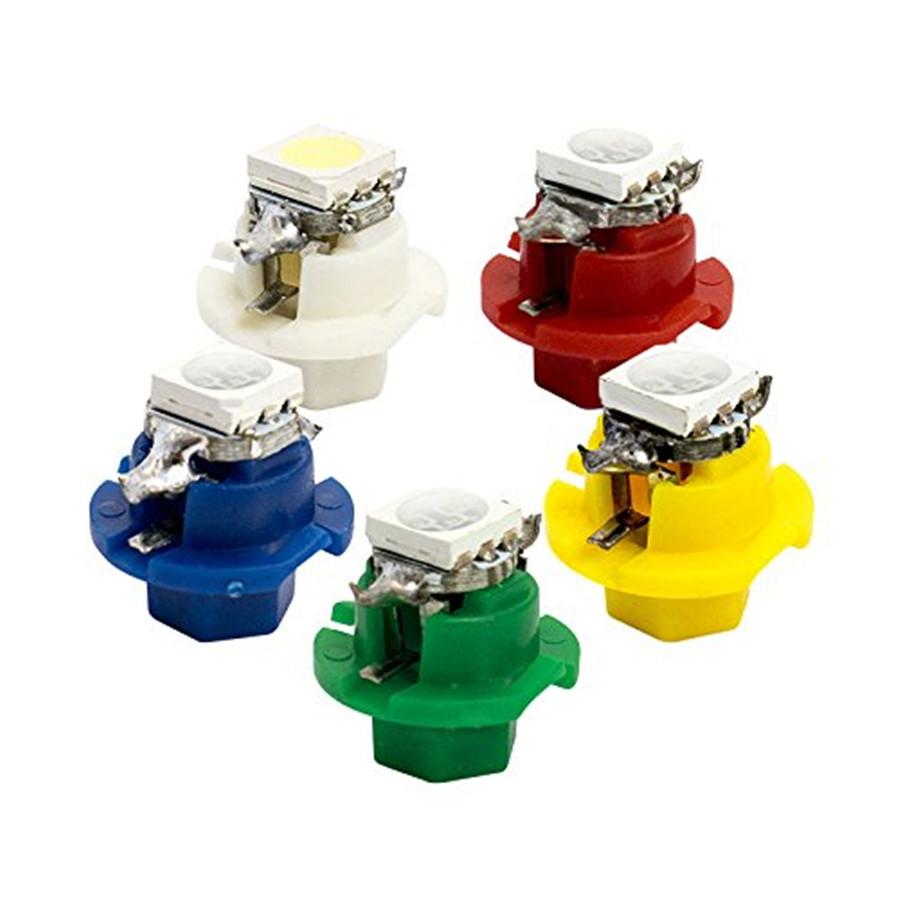 

50Pcs T5 B8.4D 5050 1SMD LED Indicator Cluster Gauge Dashboard Dash Side Lights