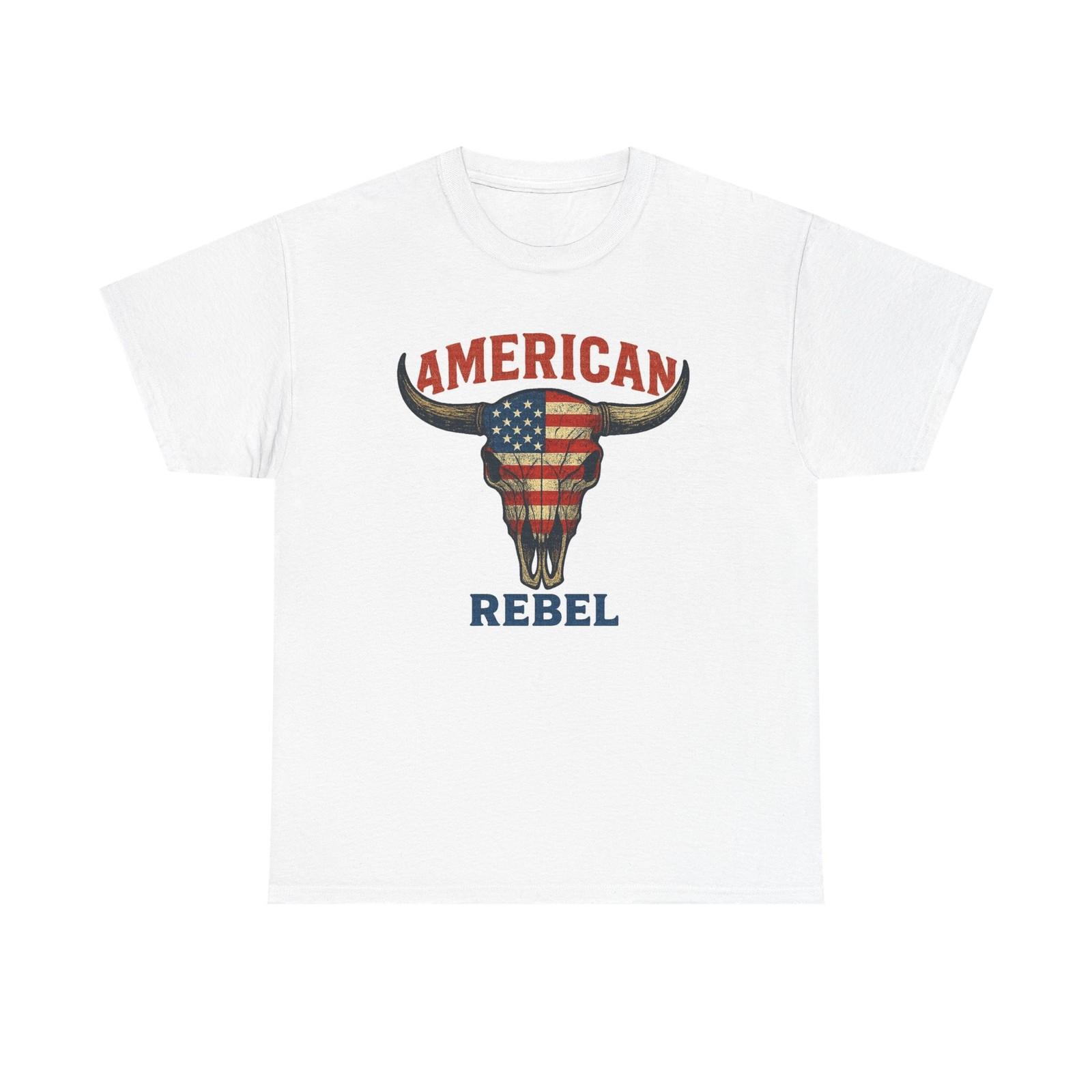 American Rebel Graphic T Shirt Cotton Tee S