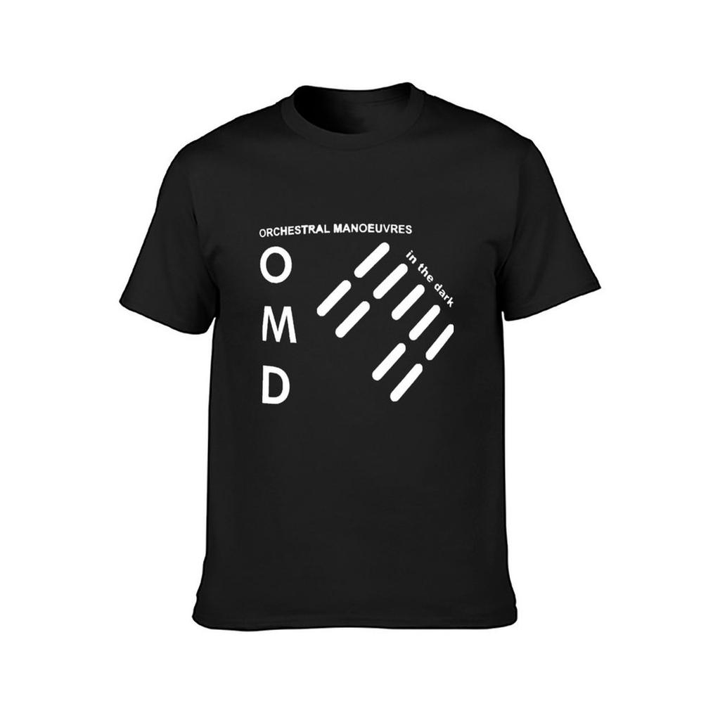 Omd T-Shirt Summer Clothes Plain Men's Cotton T-shirt