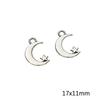 Alloy Pendant Moon Butterfly Five-pointed Star Charms for Bracelets Pendants Necklaces DIY Making Retro Charms Jewelry Accessories