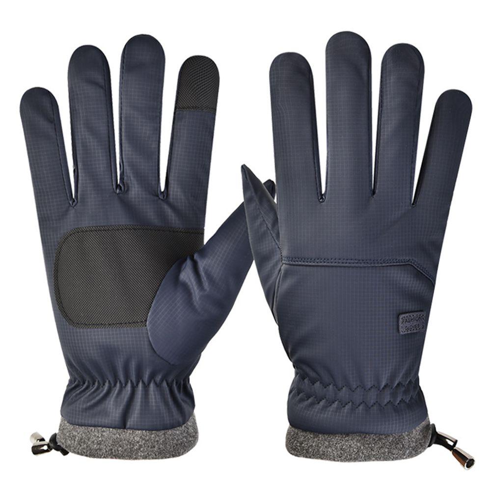 

Ski Gloves Waterproof Male Protective Mittens Cycling Gloves Full Finger Gloves TouchScreen Mittens