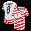Zomer Nieuw Weston Mckennie VS Voetbalshirt Mannen Vrouwen Oversized Ademend Sneldrogend Sport T-shirt Street Fashion Casual Top