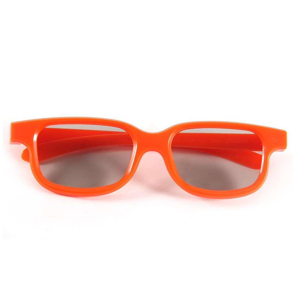 PC New Black Frame Universal 3D Glasses Plastic / Oculos / Red Blue Cyan 3D Glasses Anaglyph 3D Movie Game DVD Viewing / Cinema