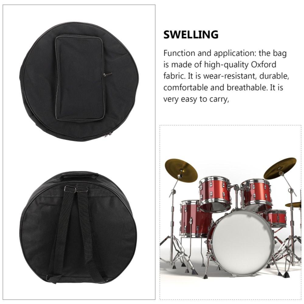 Large Capacity Snare Drum Bag Double Shoulder Strap Drum Storage Bag  Durm Beginner
