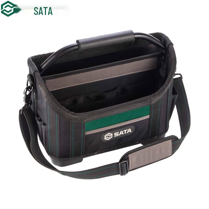 SATA 95191 Professional Open-End Steel Pipe Tool Bag 14 inches