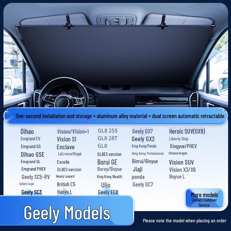 Car Windshield Sunshade - Heat Insulation & Light Blocking for Summer