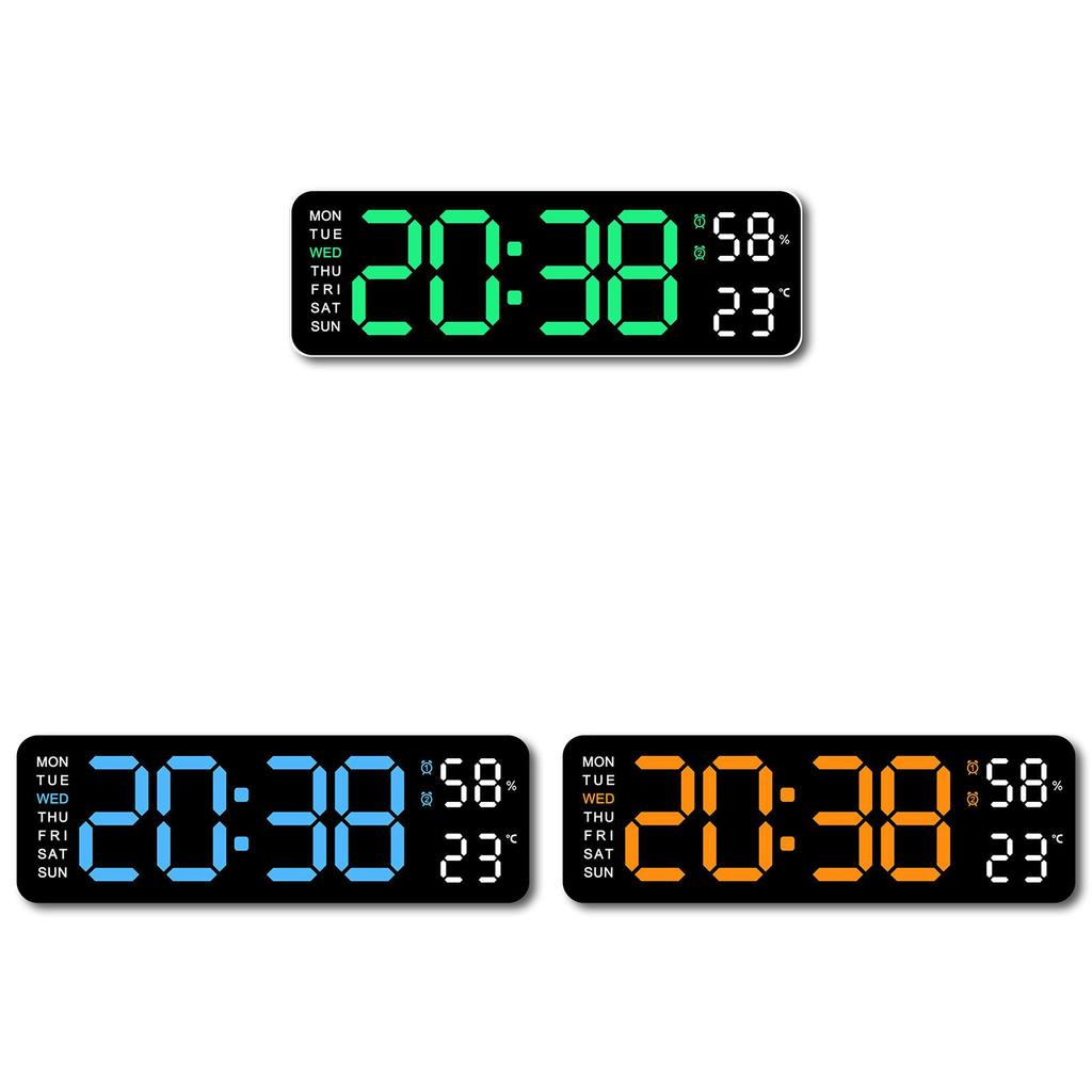 Modern Minimalist Digital Alarm Clock With Large Font Led Display For Home Office