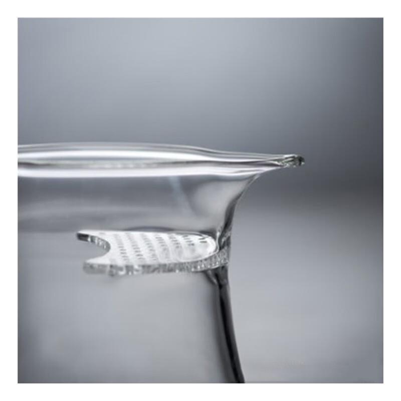 Shangqi Moon Crescent Glass Fair Cup & Tea Strainer Set