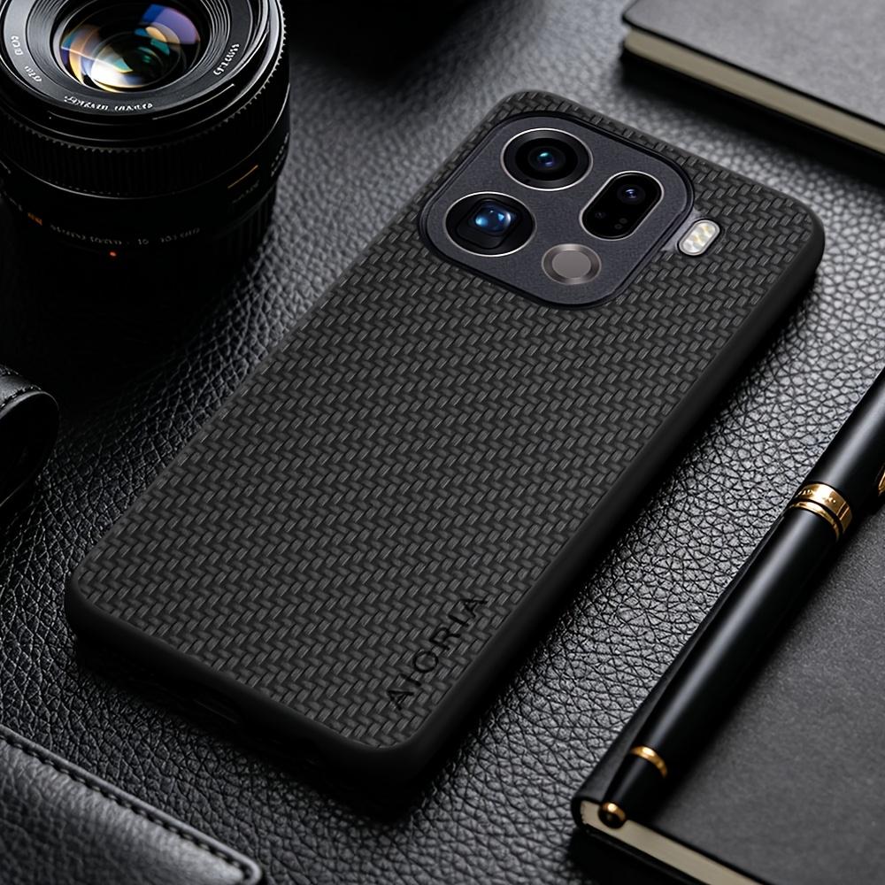 Phone Case: New Stylish Business Casual Phone Case for OPPO Find X9 Pro X8 Pro X9 Ultra X5 Lite Faux Carbon Fiber Synthetic Leather Phone Cover