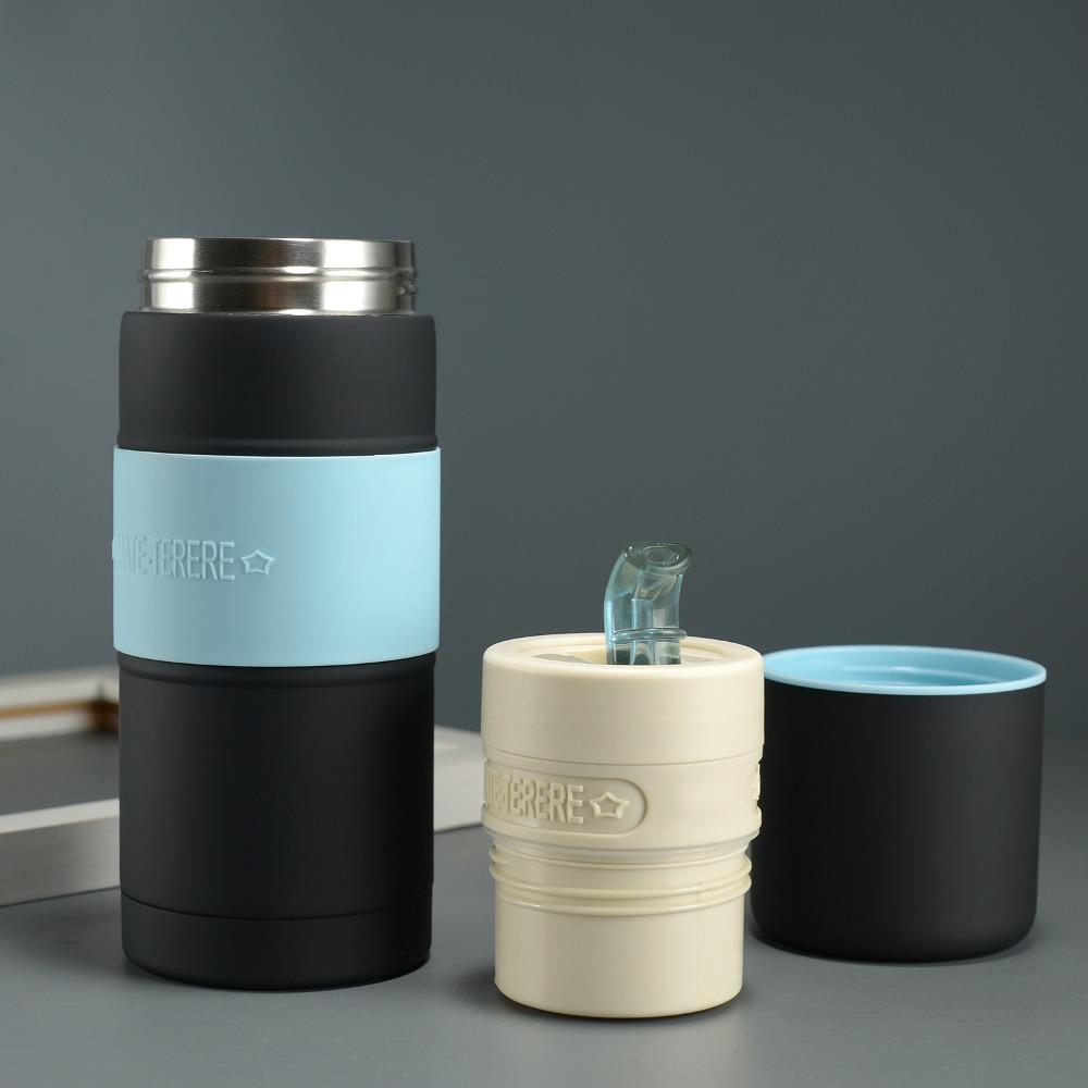 700/500ml Yerba Mate Thermos Cup with Filter Straw Insulated Bottle Durable Vacuum Flask Office
