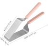Iplusmile 2Pcs Cake Cutter Slicer, Stainless Steel Pie Cutter and Server Set, Adjustable Cheese Cake Divider Separator with Double Handle Tool