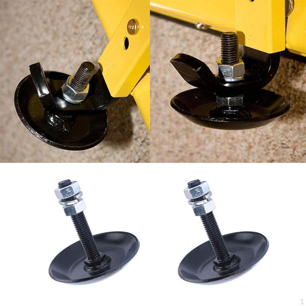 2Pcs Snow Plow Skid Shoes Replaces Parts Black Replacement Heavy Duty for Sportsman Remove