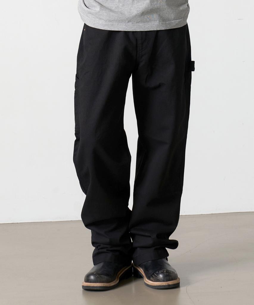 DENMADE Den0622 Work Uniform Carpenter Pants (Black)