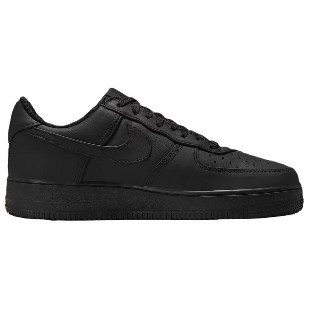 Nike Air Force 1 Low Top Skateboard Shoes Unisex Black Sneakers IM3078-001