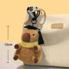 Capybara Pendant 15Cm Capybara Stuffed Doll Keychain Backpack Pendant Graduation Gifts Kids Dolls Creative Birthday Gifts