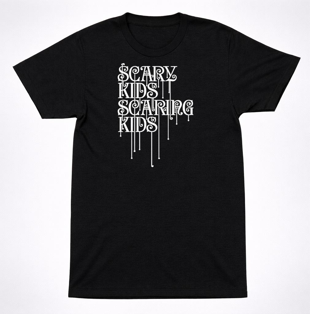 Scary Kids Scaring Kids Drip Logo T-Shirt Post Hardcore Emo Metalcore Band Tee S разноцветный