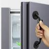 Maniglia Magnetica in Lega di Alluminio Nero per Porta del Frigorifero Frigorifero Microonde Lavastoviglie Elettrodomestico da Cucina Tiranti Sostituzione