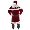 Completo Natalizio Uomo Taglie Forti: Stampa di Babbo Natale con Barba – Opzione Genitore-Figlio Disponibile.