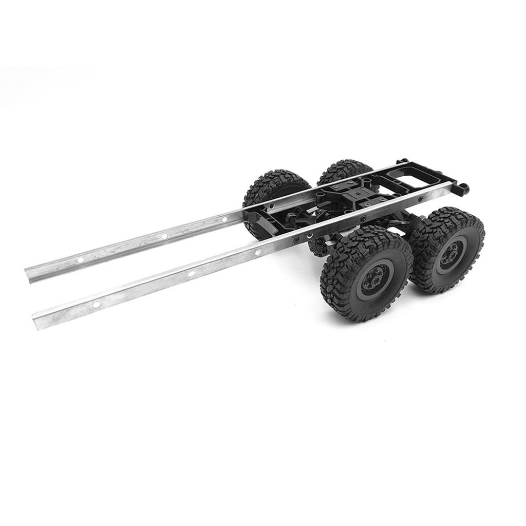 Oil Tank Trailer Chassis for 1:16 RC Car WPL B24 B16 B36 B36KIT Military Truck RC Car Parts DIY Accessoy