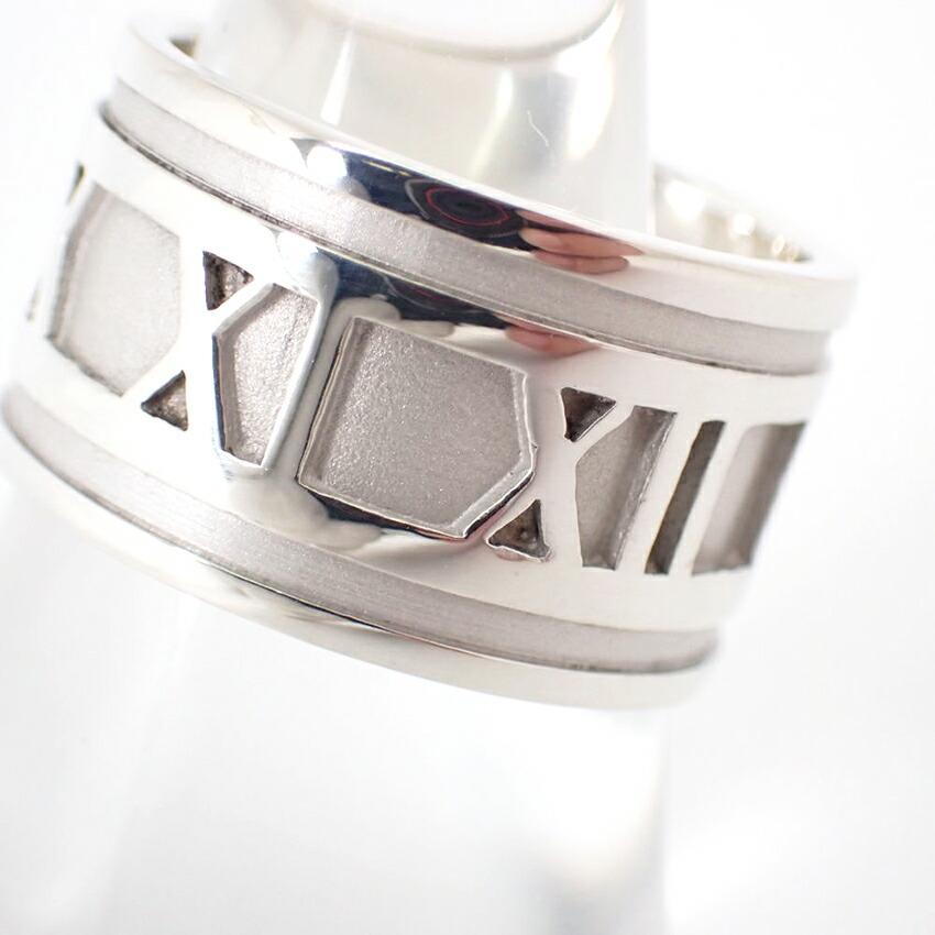 [Used] TIFFANY 925 Atlas Wide Ring / Size 14 / J45-1