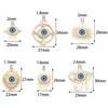 5 Stück/Los Legierung Böser Blick Anhänger Herz Stern Mond Auge Anhänger Für Schmuckherstellung DIY Halskettenanhänger Ohrringe Zubehör