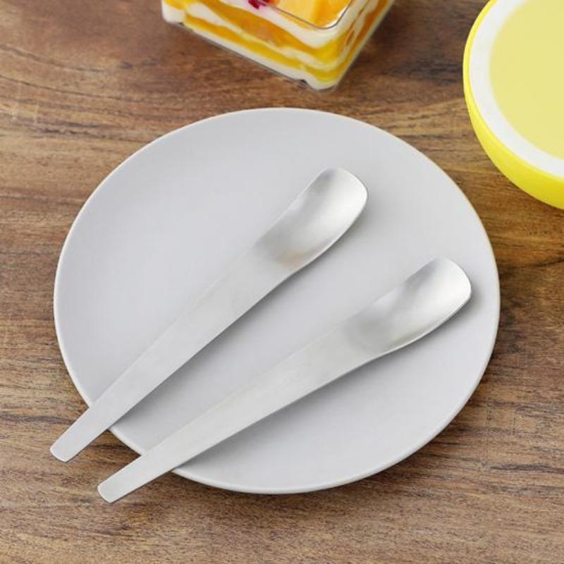 Łyżeczki do lodów ze stali nierdzewnej Łyżeczki deserowe Łyżeczki do lodów Małe łyżeczki Łyżeczki do ciasta odporne na rdzę do restauracji Kuchnie domowe Hotele