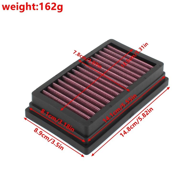Motorcycle Air Filter For BMW R nine T 2014-2020 R1200RS R1200RT 2004-2015 BM-1204
