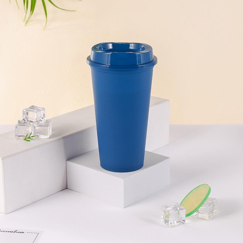 Stylish 16oz PP Plastic Coffee Cup - Colorful and Creative 475ml Design