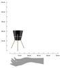 Nowoczesny Stojak Kwietnik 20 Cm Loft