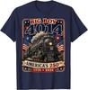 Big Boy 4014 Train 4th of July Retro US Flag Vintage Apparel Unisex T-Shirt