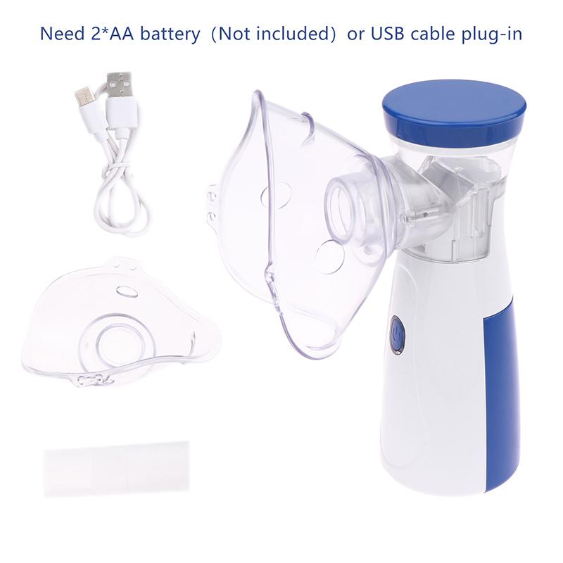 מכשיר אינהלציה נייד מיני ידני רשת אטומיזר שקט USB ניקוי אוטומטי אטומיזר למבוגרים