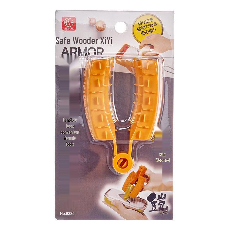 Haushalts-Knoblauchreibe und Fingerschutz Anti-Rutsch-Hülse