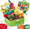 Soft Stuffed Fruit Veggie Carrot Pumpkin Broccoli Dolls, Educational Fine Motor Skill Infant Learning Toy