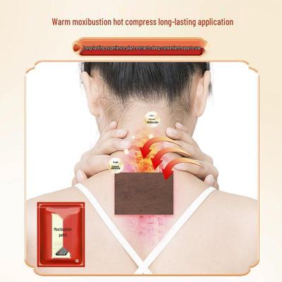 Moxibustion Body Care Patch: Mugwort Acupoint Heating Patch for Neck, Shoulder, Waist, Leg, Knee, and Joint Relief.