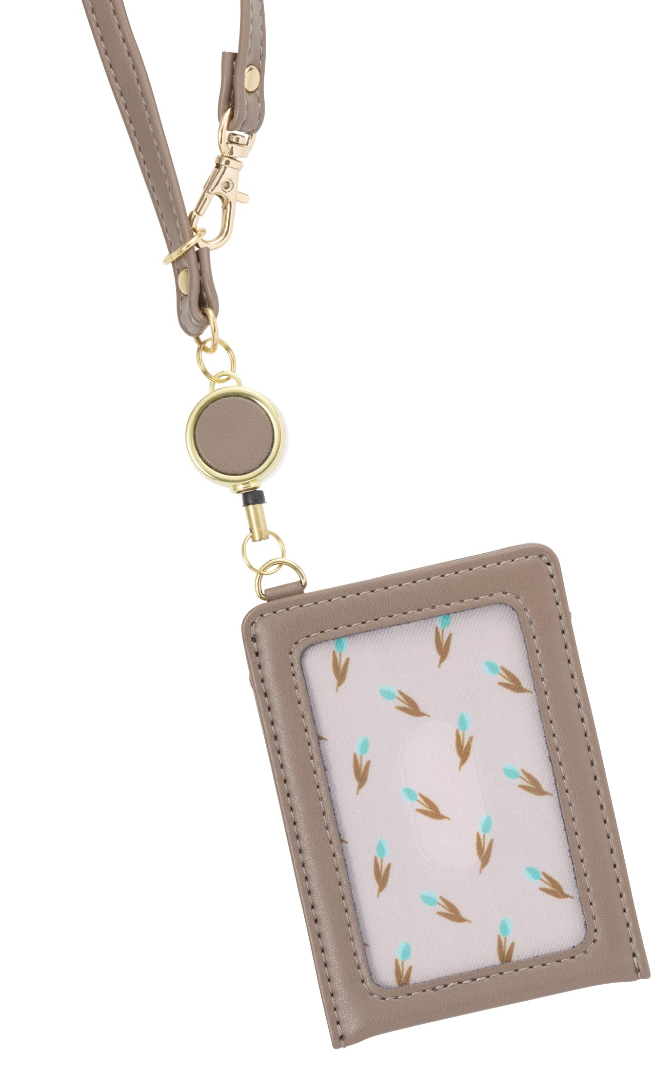 

Raymay Fujii Nofes Pass Case with Reel, Mocha Brown, NSP1448C