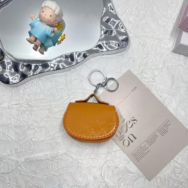 1Pcs Portable Bluetooth Earphone Bag Multifunctional Mini Leather Bag Pendant Car Keychain Hanging Accessory Zero Wallet