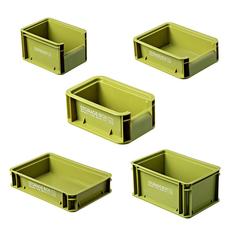Industrial Style Stackable Desktop Storage Basket for Snacks, Cosmetics, and Office Supplies