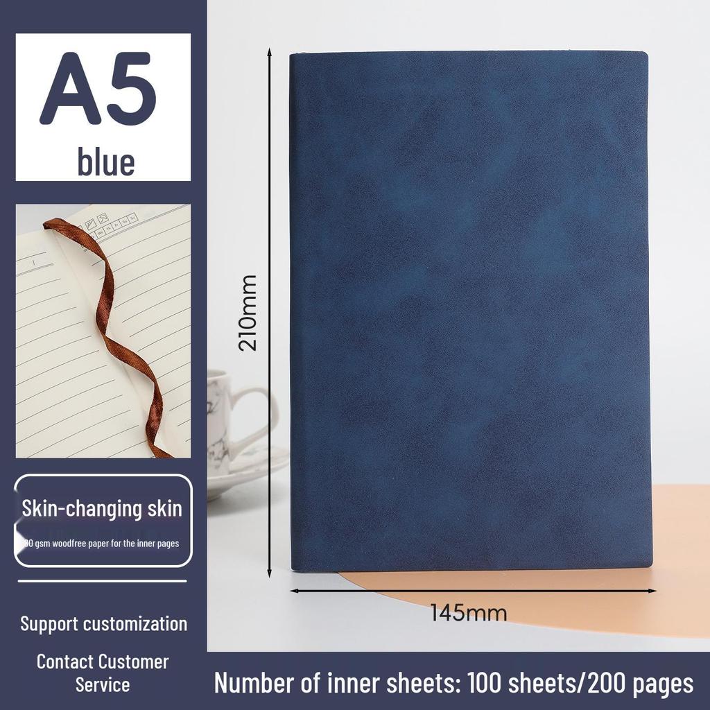 Caiet de Afaceri din Piele de Oaie A5/A6 – Personalizabil cu Logo