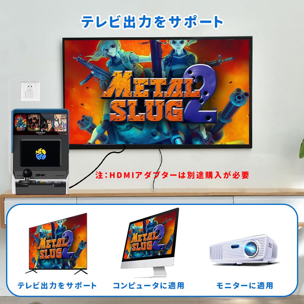 NEOGEO Mini International Edition Neo Geo Mini International Edition NEO GEO Mini Arcade Game Console Includes 40 SNK classic titles such as King of
