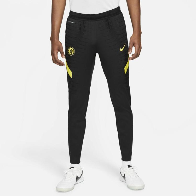Nike Dri-FIT ADV Elite Badge Print Contrast Panel Soccer Training Pants - Chelsea Player Edition Men Bottoms Black CW1109-010