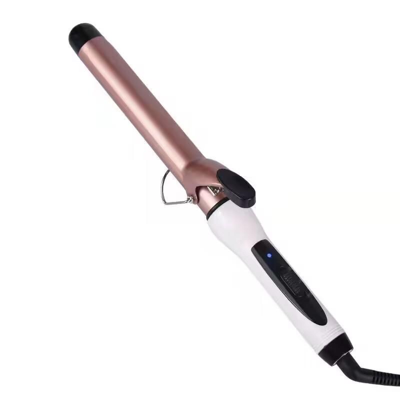 Kompaktowa elektryczna lokówka do małych, cienkich loków - Kompatybilna ze standardami UE, Wielkiej Brytanii i USA