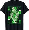 Kleeblatt Dame Spielkarte St. Patrick's Day T-Shirt