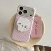 Koreanische Pünktchen Magnetische Katzenständer Hülle für iPhone 17 Pro Max und Apple 16/15