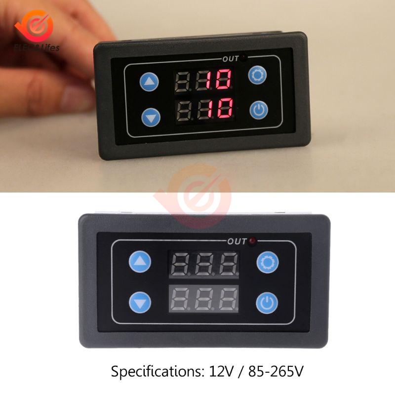 LED Display Time Delay relay module Electronic Digital timer Relay DC 1V 11V 11V AC 81V-161V Timing Trigger control switch 111V