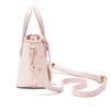 New Disney Mickey PU Crossbody Handbag Women's Pink/Ecru DHF41374-A