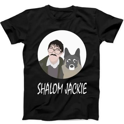 Shalom Jackie Friday Night Dinner Wilson Cult Tv Gift Tee Black T Shirt 9